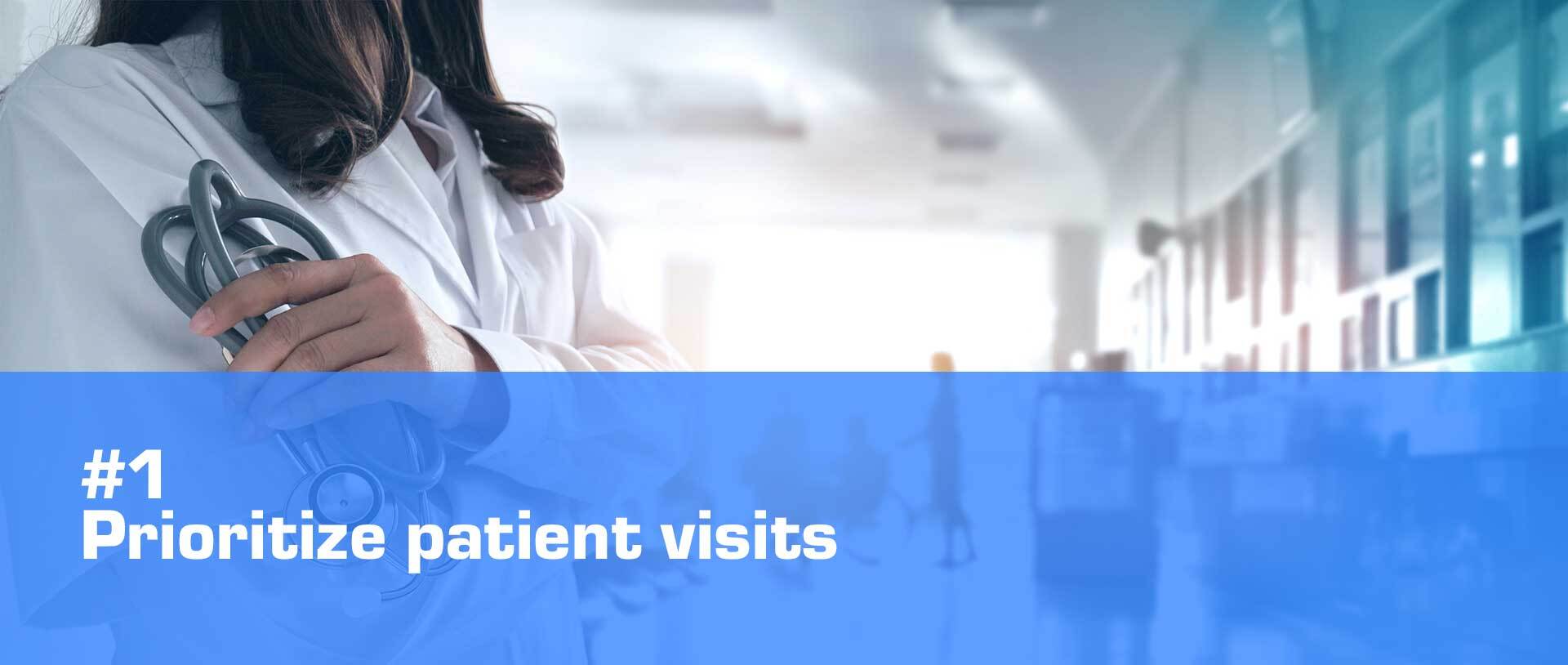 healthcare digital signage prioritize patient visits