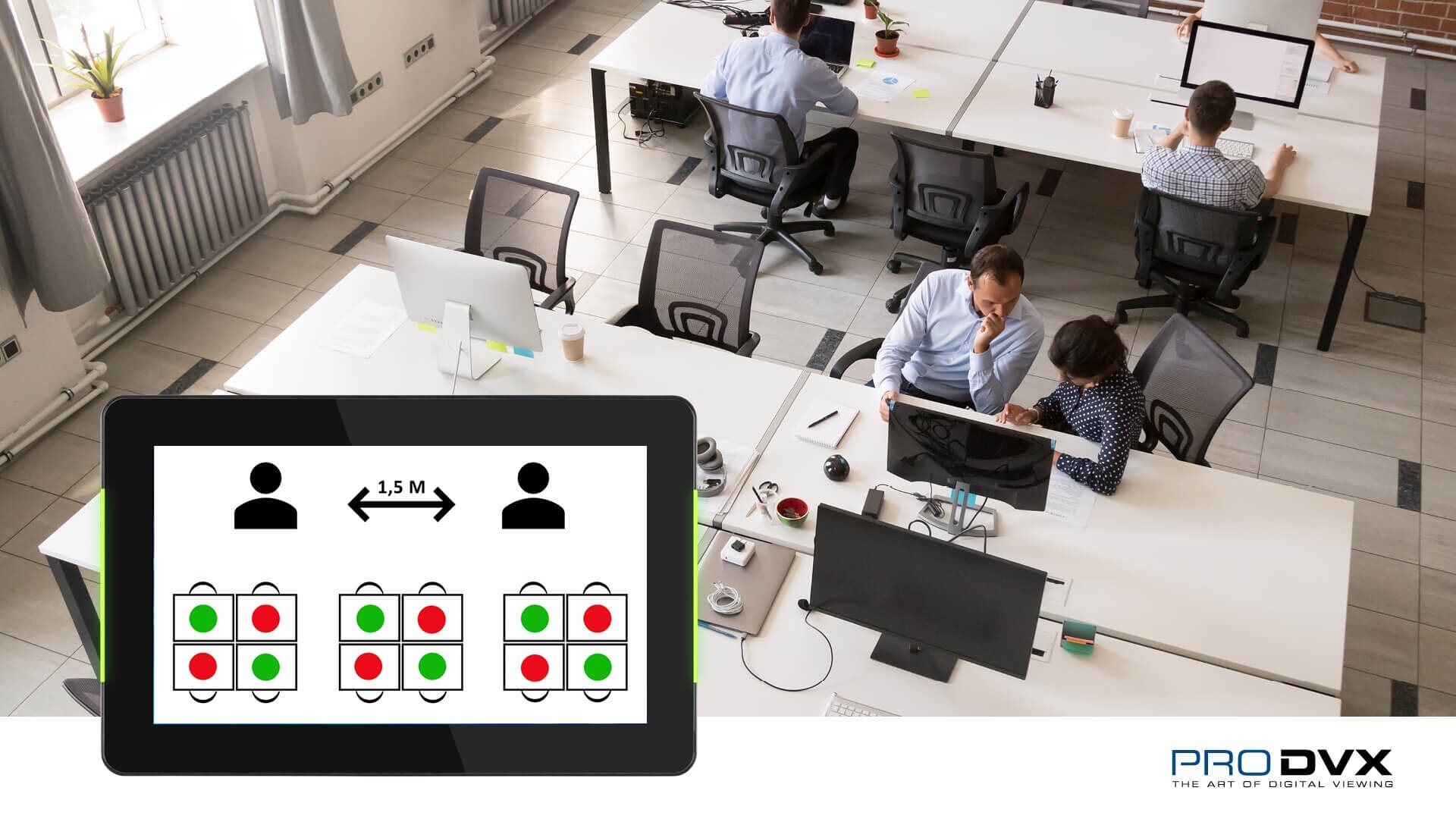 Office bureaubooking liggend