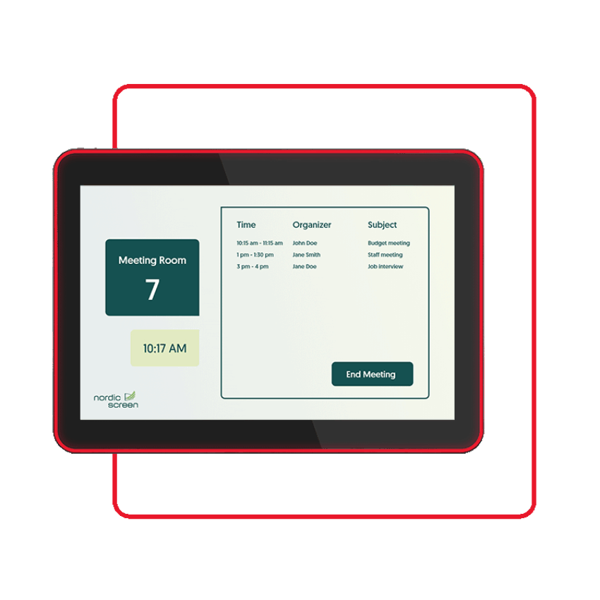 NordicScreen Room Booking software
