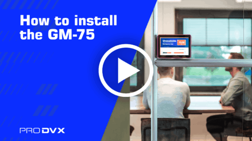 How to install the GM-75
